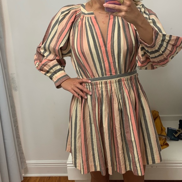 NWT ulla Johnson Julia puff sleeve dress - Picture 2 of 5